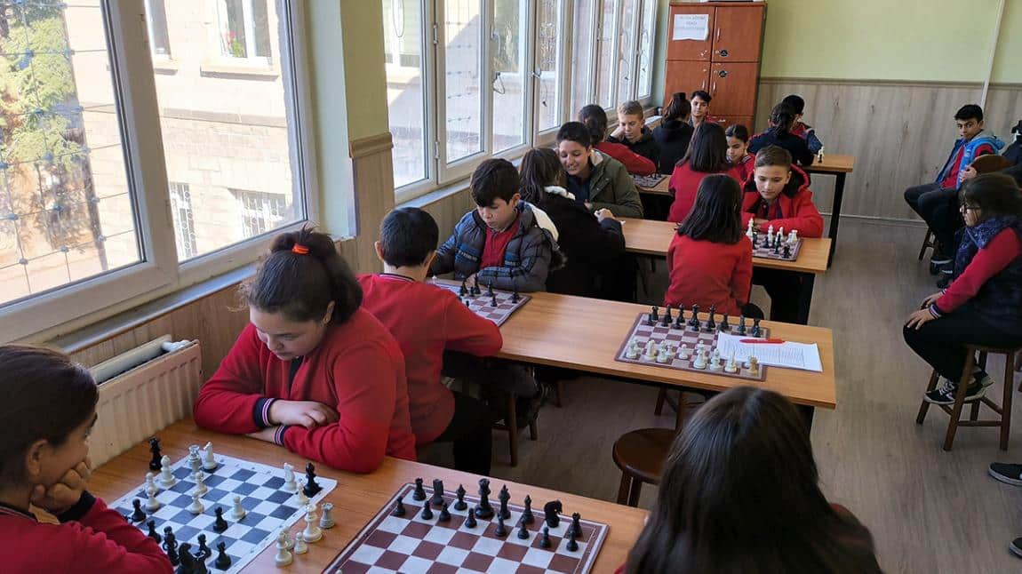 Okul Geneli Satranç Turnuvamız Başladı